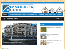 Tablet Screenshot of immobilier-guide.com